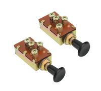 eMagTech 2 Pz Interruptor de Arranque de 12 V/24 V Interruptor de Encendido Interruptor de Faro de Repuesto Interruptor de Tracción Manual Adecuado para La Mayoría de Automóviles Camiones Y Tractores