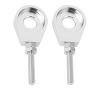 eMagTech 2 tensores de cadena de motocicleta plateados compatibles con Simson S51 SR4 KR51 Schwalbe SR50