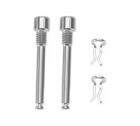 eMagTech 2 Tornillos de Pinza de Bicicleta Y8J798060 M4 Perno de Pinza de Freno de Disco Pin de aleación de Titanio con Anillos compatibles con Shimano