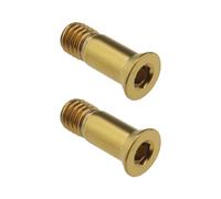 eMagTech 2 Tornillos Fijación de Aleación de Titanio Perno Cambio Trasero Bicicleta Guía Cambio Bicicleta Tornillo Fijación Rueda para Bicicleta Carretera Bicicleta Montaña Dorado