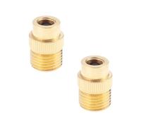 eMagTech 2 Uds Adaptador de Manguera de Aerógrafo Adaptador de Aerógrafo de Latón Macho BSP de 1/8 Pulgadas Compatible con Modelos de Aerógrafo 128 Y 138