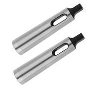 eMagTech 2 Uds MT3 A MT2 Manguito Reductor Morse Manguito de Taladro Cónico Adaptador Reductor Vástago Cónico Taladro 108mm para Escariador Menos Plata