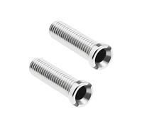 eMagTech 2 uds tornillo de colador de fregadero de cocina espesar 304 conector de tornillo de colador de acero inoxidable M12 × 45mm tornillo de perno de fregadero para tapón de colador de lavabo