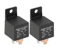 eMagTech 2 Unidades Relé de Alta Resistencia Automotriz de 5 Pines 12 V 80 A JD2912-1Z-12VDC Relé Automotriz Multiusos para Aplicaciones Eléctricas de Camiones Automóviles Y Barcos