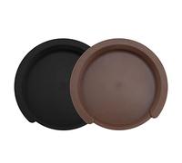 eMagTech 2 unids tapa de la tapa de la reacción reductor bloque chirrido detener enchufe guitarra sonido agujero reductor ajuste para 39/39 pulgadas folk y guitarra clásica silicona negro marrón