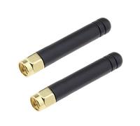 eMagTech 2 x Antena de 2,4 G 433 MHz recta SMA Tornillo interior Pin interior