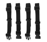 eMagTech 2 x mochila correa de pecho ajustable mochila correa de esternón cinturón de pecho nylon con hebilla de liberación rápida 25-70cm para senderismo y trotar negro