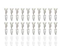 eMagTech 20 juegos de terminales de cable eléctrico con funda protectora 927770-3 828905-1 compatible con Volkswagen de 2,8 mm