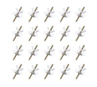 eMagTech 20 Juegos Tornillos Rama para Jaula Pájaros Juego de Montaje para Jaulas Pájaros Tornillos Rama Acero Inoxidable Juego Montaje para Perchas Plataformas Cajas Nido Casas