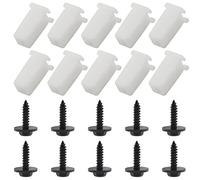 eMagTech 20 Piezas 6549354 90BG17K657AA Arandelas de Tornillo de ala de Parachoques Delantero Y Tubos de Dirección Asistida de Tornillo Compatible con Ford Fiesta ST150 Focus 98-2005