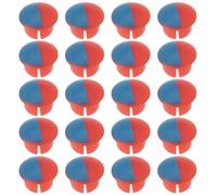 eMagTech 20 Piezas Indicadores de Grifo Que Indican Agua Caliente Fría Etiquetas Rojas Azules para Grifos de Cocina Lavabos Cubiertas Aptos para Orificios de Grifo de Agua de 6,7 Mm (rojo Azul)