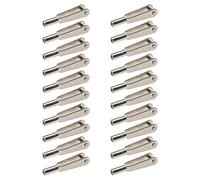 eMagTech 20 Piezas Mini Enlaces A Presión Clip de Rosca M2 Clips de Horquilla de Metal Autoblocantes ala de Fijación para Aviones Modelo de Control Remoto Avión Eléctrico