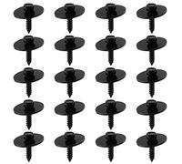 eMagTech 20 Piezas Tornillos para Guardabarros de Carrocería de Coche Compatible con W203 W204 W207 W209 A0019906036 Tornillos de Montaje de Cubierta de Motor de Metal Retenedor Piezas de Coche