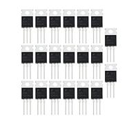 eMagTech 20x Transistor MOSFET FQP30N06L de Canal N ESD Clasificado TO-220 30A 60V 3 Pines Potencia Rectificadora Internacional para La Industria Doméstica Y Bricolaje