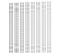 eMagTech 24pcs Hojas de Sierra Calar con Dientes en Espiral para Metal Madera Plástico Aserrado Corte Madera Modelado Fabricación de Joyas Metalurgia Manualidades 130mm (#1 - #8)