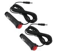 eMagTech 2pcs Cable Adaptador Fuente de Alimentación para Automóvil de 12 V 3 M Compatible con Cello Televisores LED para Automóviles Autocaravanas Camiones Barcos Interruptores