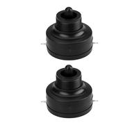 eMagTech 2pcs Tweeters Piezoeléctricos de Cerámica de 2,5 Pulgadas con Controlador de Tweeter Y Rosca de 18 TPI Compatible con Motorola KSN1142A