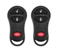 eMagTech 2X Carcasas para Mando A Distancia de 3 Botones Compatible con Chrysler Y Compatible con Dodge