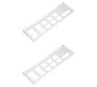 eMagTech 2X Placa Trasera i/o Repuesto OEM Compatible con MCP-260-00084-0N Compatible con Supermicro X10SDV X10SLH para Chasis 2u+