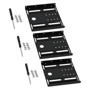 eMagTech 3 Unidades de Montaje para Disco Duro HDD SSD de 2,5" A 3,5" Compatible con Samsung Compatible con Kingston