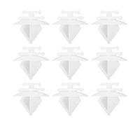 eMagTech 30 unidades de clips de extensión de rueda delantera de coche 71775718 compatibles con Renegade 2014-2020 de plástico para el cuerpo lateral, molduras, clips de fijación