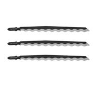 eMagTech 3PCS T313AW Hoja de Sierra Caladora Vástago en T HCS Hoja Sierra Caladora Material Blando para Cortar Cartón Cuero Alfombra Longitud Total 152Mm Espesor 1Mm Longitud Trabajo 126Mm