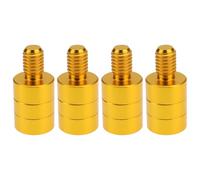 eMagTech 4 conectores de mango de red de aterrizaje de 8 mm a 6 mm para caña de pescar convertidos en una red de aterrizaje de pesca