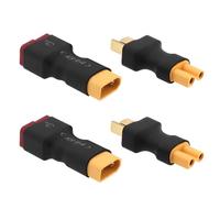 eMagTech 4 Conectores XT30 A Conector Deans T Macho Y Hembra Adaptador Compatible con Drones RC Sin Cables.
