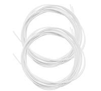 eMagTech 4 cordones de repuesto compatibles con BOA compatibles con Engelbert Strauss compatibles con Shimano Elastic Locks, White, 140