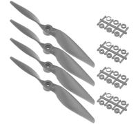 eMagTech 4 Hélices RC con Adaptadores de Orificio Avión Eléctrico RC Hélice Compuesta Avión de Control Remoto Compatible con 2212-3528 Motores Gris