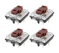 eMagTech 4 interruptores de teclado compatibles con Logitech G815, G915, G913, G813, color marrón
