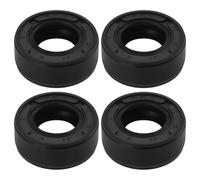 eMagTech 4 Juntas de Eje de Aceite Junta de Eje de Aceite de Caucho de Nitrilo Anillo de Sellado de Aceite para Eje de 12 X 22 X 9 Mm para Cortadora de Césped Automóvil Motocicleta Camión Color Negro