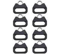 eMagTech 4 Pares de Anillos de Lengüeta para Cámara Correa para El Hombro Adaptador de Anillo Dividido Triangular con Tapa de Plástico Compatible con Leica Compatible con Panasonic Compatible con Fuji