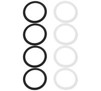 eMagTech 4 pares de juntas tóricas de repuesto para desagües de fregadero de 110 mm