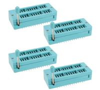 eMagTech 4 Piezas 28 Pines para Prueba de IC Zócalo ZIF de 2,54mm de Paso Zócalo de Placa DIP Zócalo de Circuito Integrado para Microcontrolador Placa de Pruebas Circuitos Integrados de Programa
