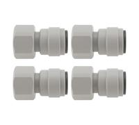 eMagTech 4 Piezas Adaptador de 12 Mm A 1/2 BSP para Purificador de Agua de RV Tubería de Agua de 42 Mm