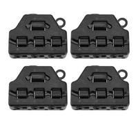 eMagTech 4 Piezas Divisor de Línea de Salida Rápida de 3 Puertos TL-103CV de 42 V CC 1,5 A 0,34-0,75 Mm² para Escenas de Modelos de Trenes Y Varias Luces LED Color Negro