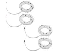 eMagTech 4 Piezas GX53 Base de Repuesto GX53 Base Soporte de Lámpara Conector Bombilla Accesorios para Estante Escaleras Gabinetes Ventanas