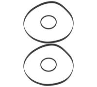 eMagTech 4 Piezas Kit de Mecanismo de Cinta de Goma de Plana Y Cuadrada Compatible con Sony La Pletina de Casete Estéreo TC-WR520 TC-WR520S TC-WR565 TC-WR665S