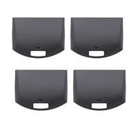 eMagTech 4 Piezas Reemplazo de La Tapa de La Batería Carcasa de La Puerta Trasera de La Batería Protector de La Batería Tapa de La Puerta Compatible con Sony PSP Serie 1000 La Consola Negro