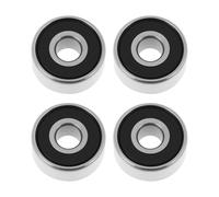 eMagTech 4 Rodamientos de Bolas de Acero Inoxidable R2-2RS ABEC 5 para Carretes de Pesca de Arrastre Suave Compatible con Newell Las Series
