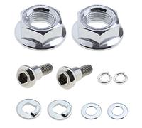 eMagTech 4 tuercas de rueda de motor delanteras traseras con arandelas compatibles con Xiaomi M365, 1S, Essential, Pro y Pro 2