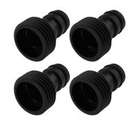 eMagTech 4Pcs Adaptador de Rosca Macho 3/4 Pulgadas Conector de Pistola de Agua ABS Conector A Presión de Rosca Externa para Pistola Agua Lavado de Autos Rociador Pistola Rociadora