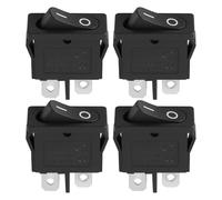 eMagTech 4x Interruptor Basculante de 2 Pines Y 2 Posiciones 19 X 7 Mm 250 V CA 6 A KCD1 Apto para Conectores Planos de 4,8 Mm