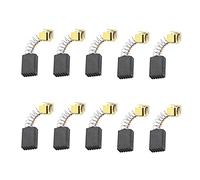 eMagTech 5 pares de cepillos de carbono compatibles con Makita HP1631 HP1631K GV5000 191998-3 CB85 CB57 CB64 5 x 8 x 11mm piezas de repuesto