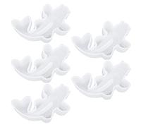 eMagTech 5 Piezas 3D Pez Koi Molde de Resina de Silicona Decoración de Pecera Koi Molde de Resina de Simulación Accesorios de Molde de Pez de Resina para Hacer Bricolaje