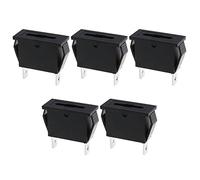 eMagTech 5 Piezas de Portafusibles de Cuchilla Estándar Panel de Montaje en Superficie Asiento de Fusible de Cuchilla para Coche Furgoneta Motocicleta Autocaravana Scooter Quad Barco 12 V 30 A