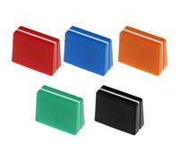 eMagTech 5 piezas de tapa Fader Fader Slider Knob Mixing Console Equalizer Fader Cap Compatible con DJM600 700 750 800 850 900 2000 DJ Mixer Multicolor