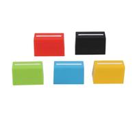 eMagTech 5 pomos de repuesto para mando de DJ, mezclador de consola, Fader, tapa deslizante, 22 x 11,5 x 14 mm, compatible con Pioneer DJM DDJ XDJ Denon (5 colores)