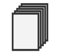 eMagTech 5 unids A4 Marcos de exhibición magnéticos PVC autoadhesivo documento imagen cartel cartel titular para oficina pared puerta refrigerador restaurante supermercado